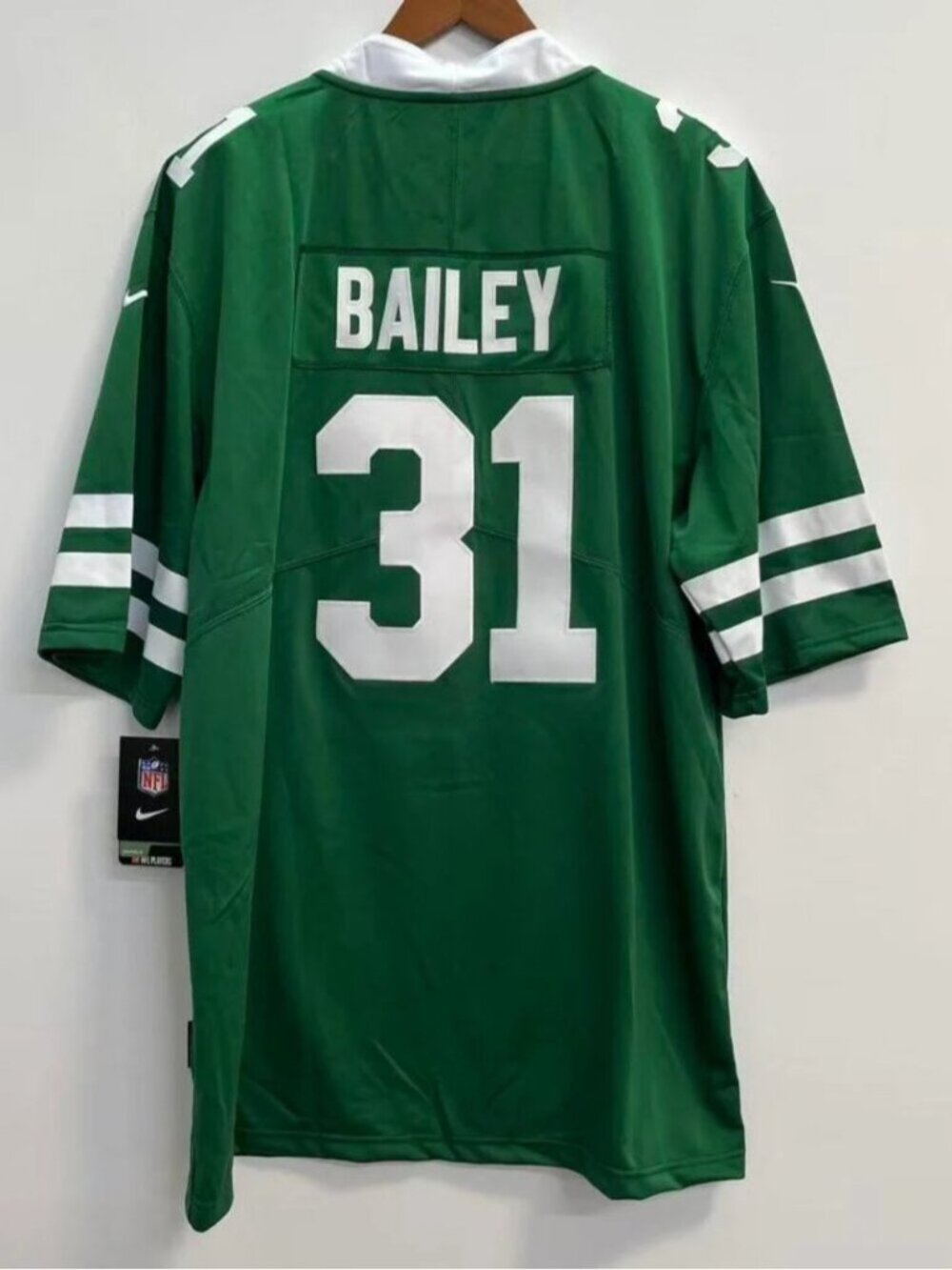 David Bailey Green Vapor Stitched Jersey